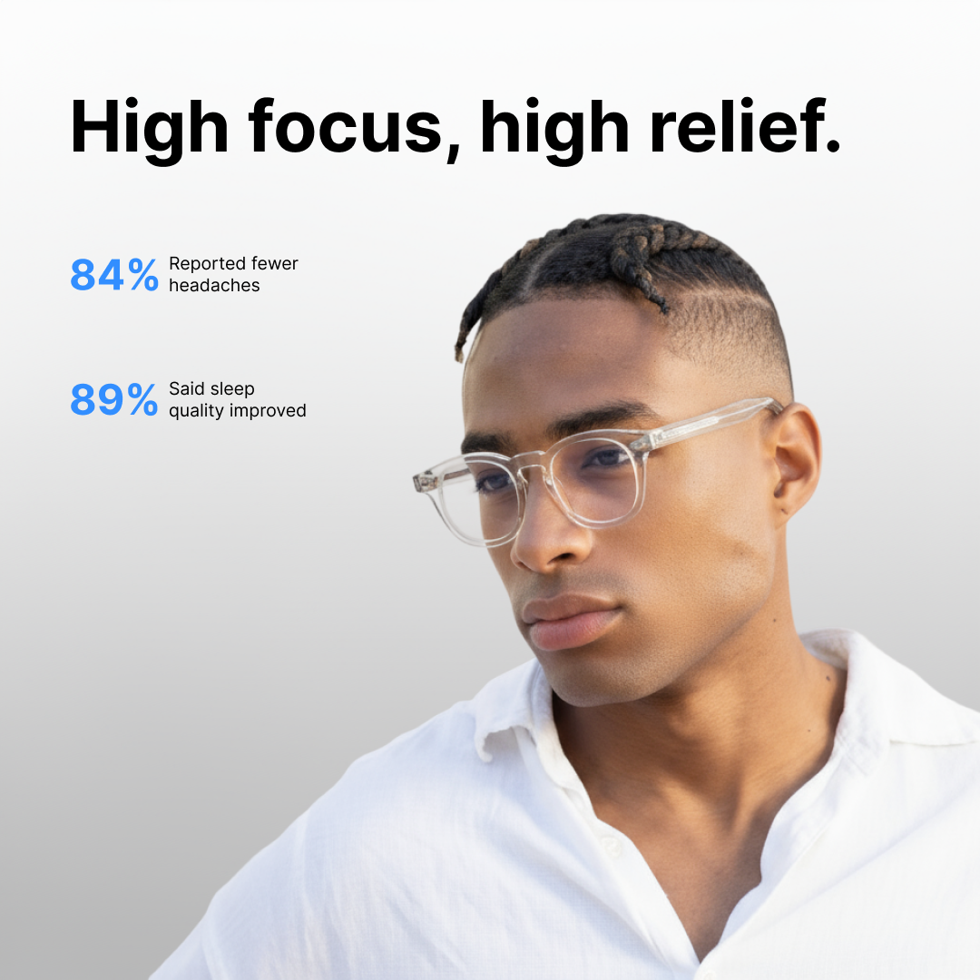 Bojo Clear-Lens Fashion Glasses – Crystal – Gallery 8