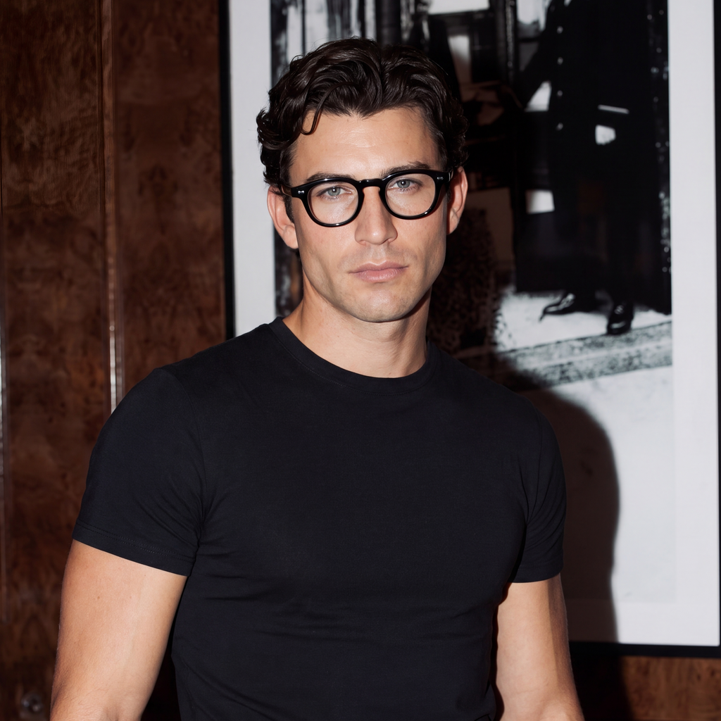 Bojo Clear-Lens Fashion Glasses – Midnight – Gallery 7