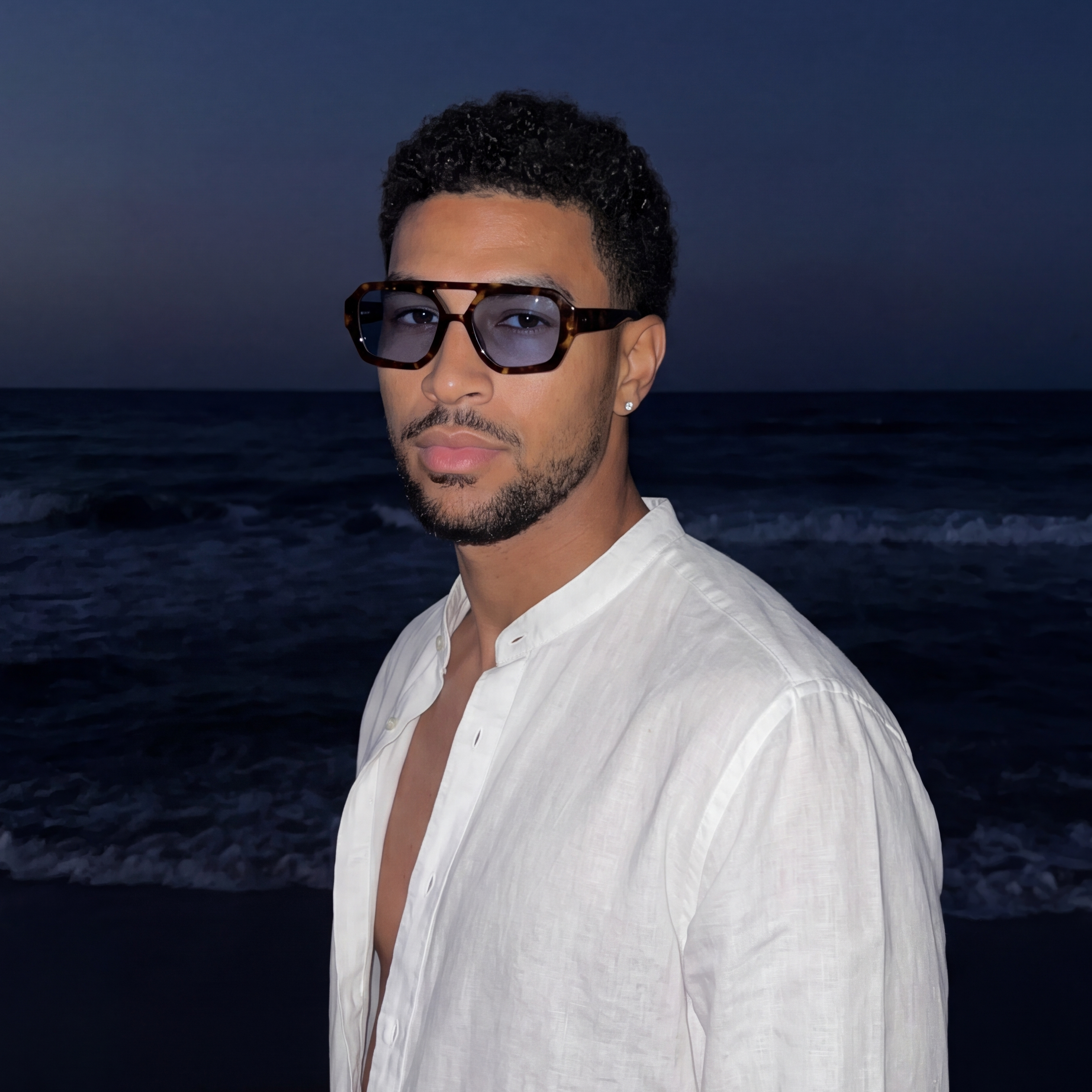 Elle Sunglasses – Leopard Ocean – Gallery 4