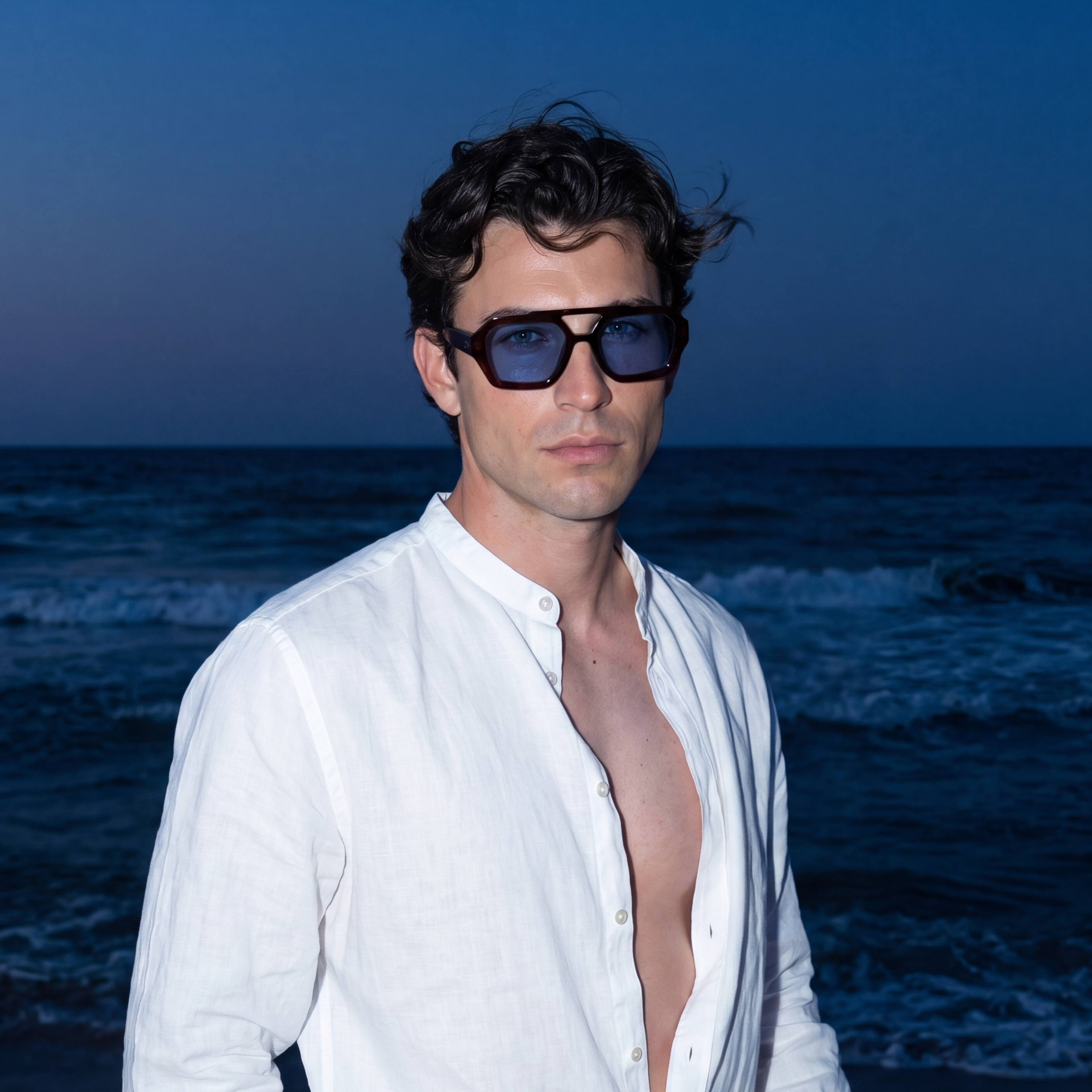 Elle Sunglasses – Mocha Ocean – Gallery 3