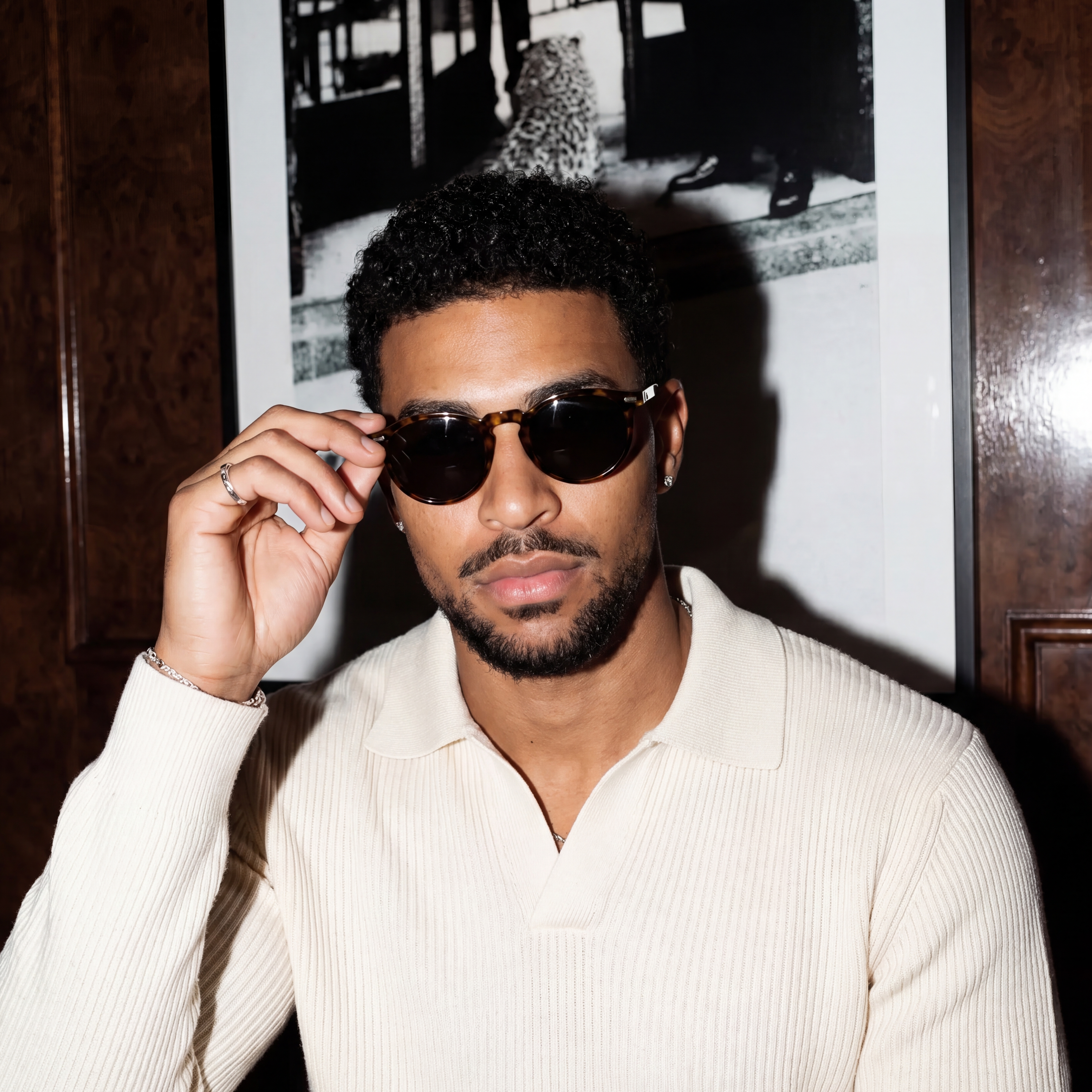 Petar Sunglasses – Leopard Midnight – Gallery 6