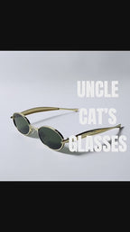 Z1986|V|01|Oval Metal Shield Shades