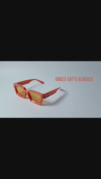 Z1986|V|01|Chunky Art-deco Rectangle Sunglasses