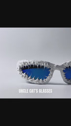 Z1986|V|01|Mirrored Shield Sunglasses