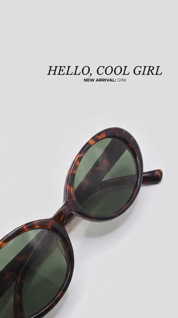 Sava Tortoiseshell Rectangle Sunglasses with Dark Lenses