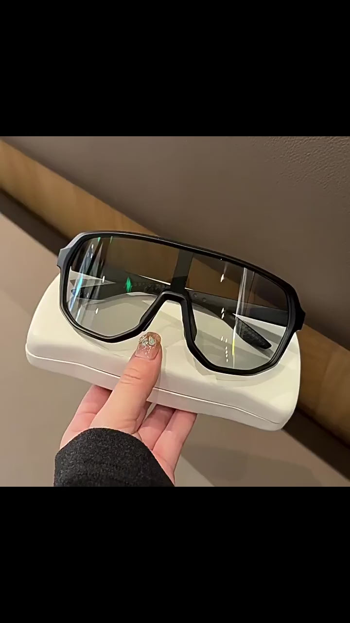 Z1986|V|01|Photochromic Shield Cycling Sunglasses