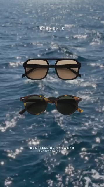 Dana Tortoiseshell Rectangle Sunglasses with Yellow Lenses