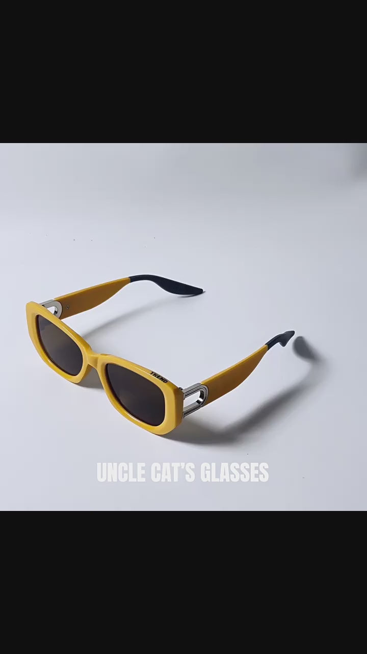 Z1986|V|01|Ginger Yellow Rectangle Shades